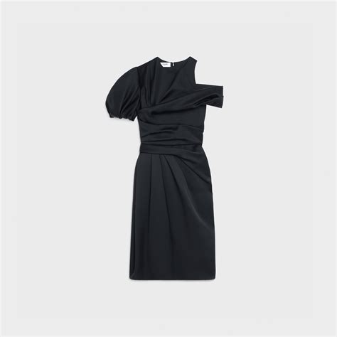 celine black silk skirt|celine dresses 2022.